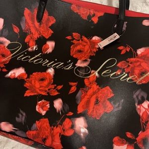 Victoria Secret Floral Logo Tote